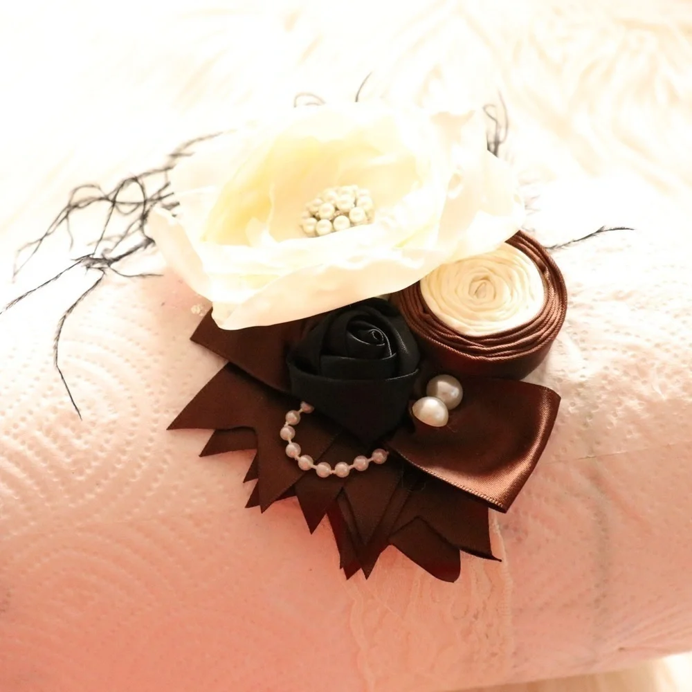 NEW Girls & Baby Couture Floral/ Feather Headbands